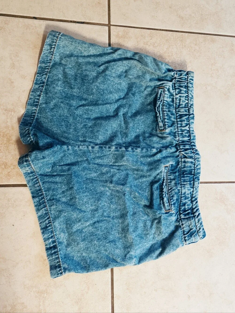 Anthropologie CURRENT ELLIOTT Denim Pull On Shorts - Picture 4 of 7